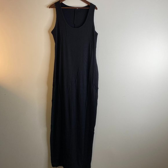 Fashion Nova Maxi Dress Black Size 2X - Picture 1 of 3